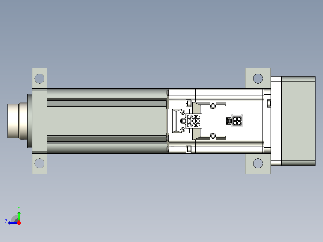 伺服电缸G-220191右视图