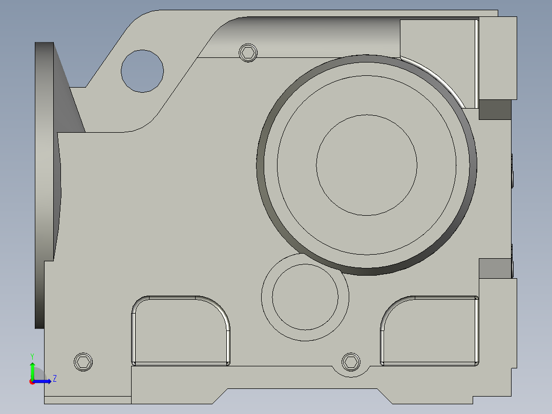 STP_K37_71_三相异步电动机_0(默认)_输出轴指向A_K37-157左视图