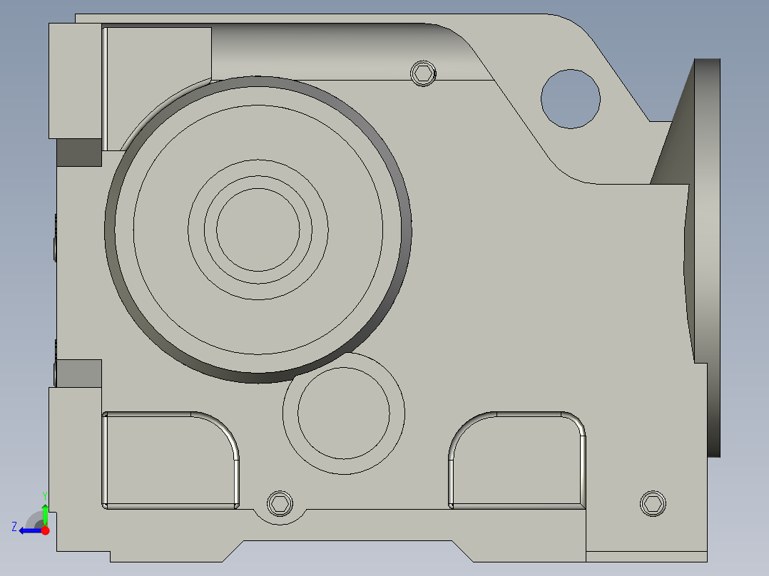 STP_K37_71_三相异步电动机_0(默认)_输出轴指向A_K37-157右视图