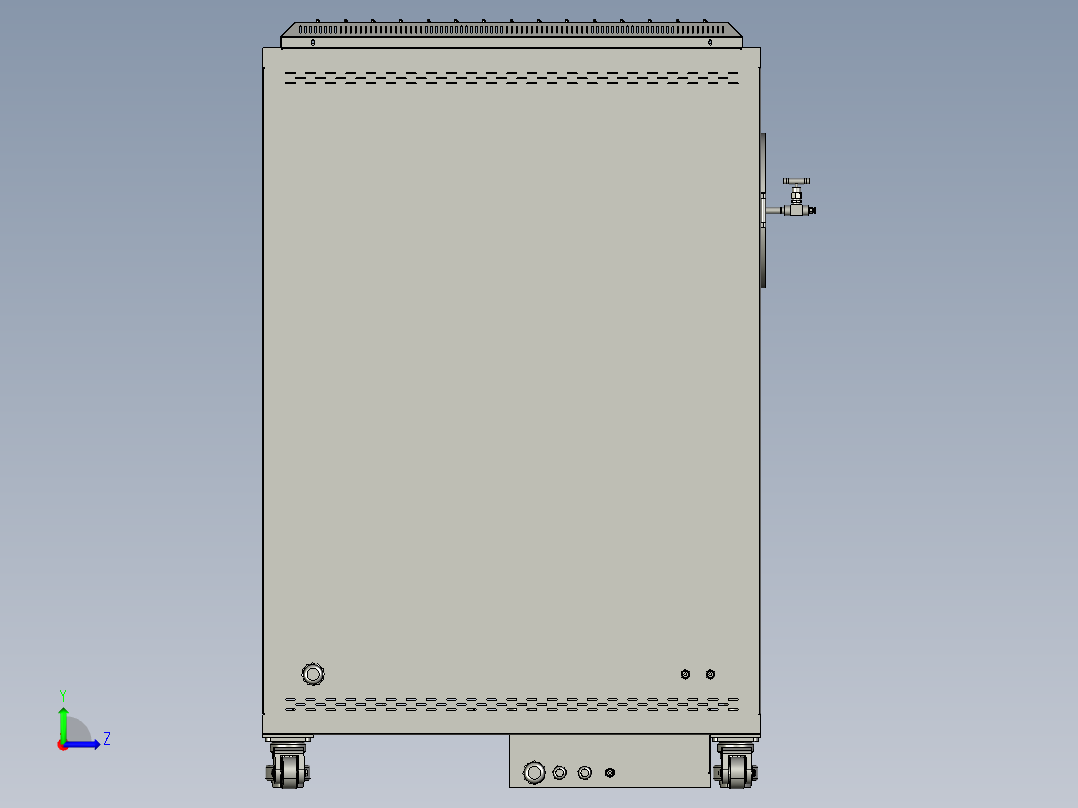 250管径高温炉左视图