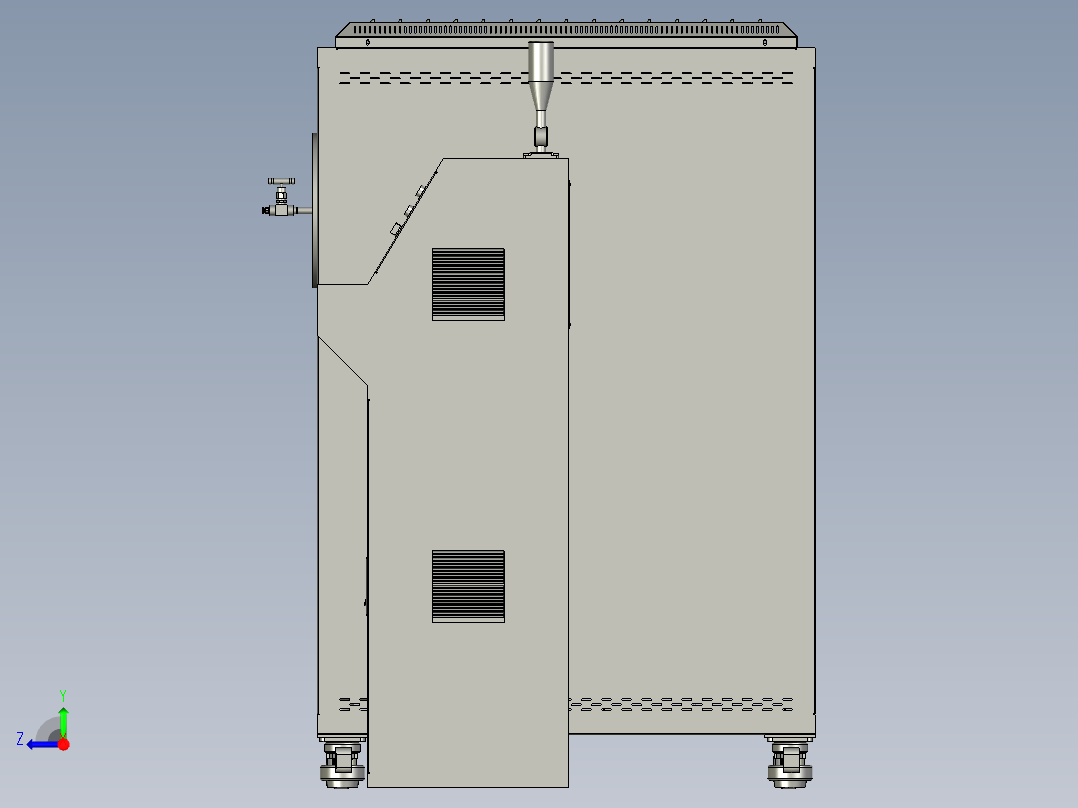250管径高温炉右视图