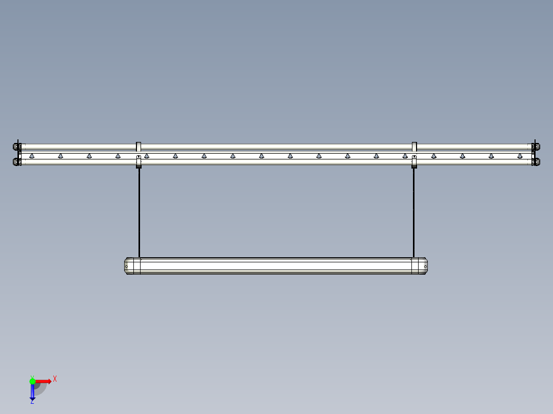 电动晾衣机3D数模俯视图