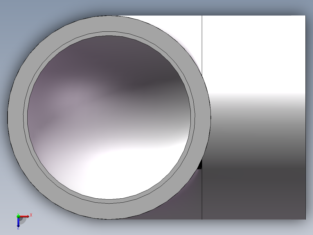 90_ELBOW_DN50_PN10_U-PVC俯视图