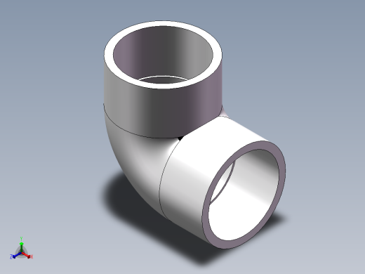 90_ELBOW_DN50_PN10_U-PVC正等轴测缩略图