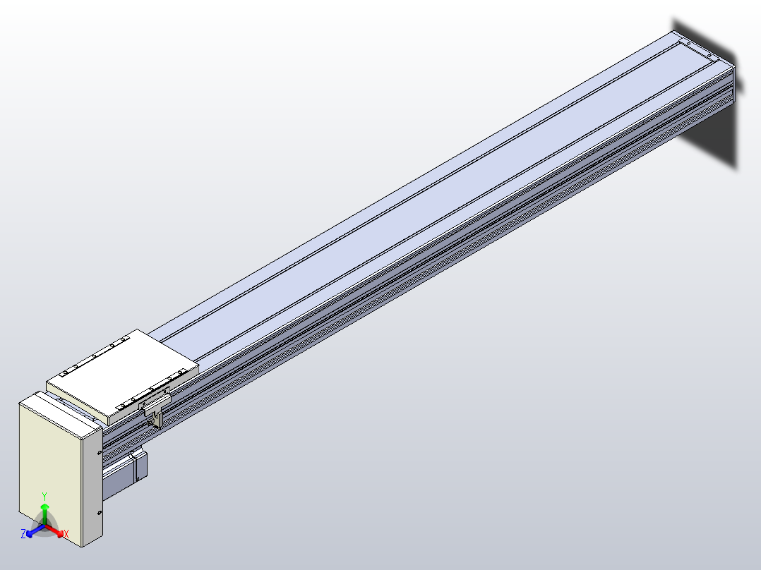 滚珠丝杠直线轴带导轨全封闭TPA-HCR-120D-1610C-L1000-MP-C-P20-N3主视图