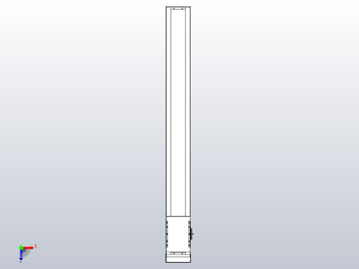滚珠丝杠直线轴带导轨全封闭TPA-HCR-120D-1610C-L1000-MP-C-P20-N3俯视缩略图