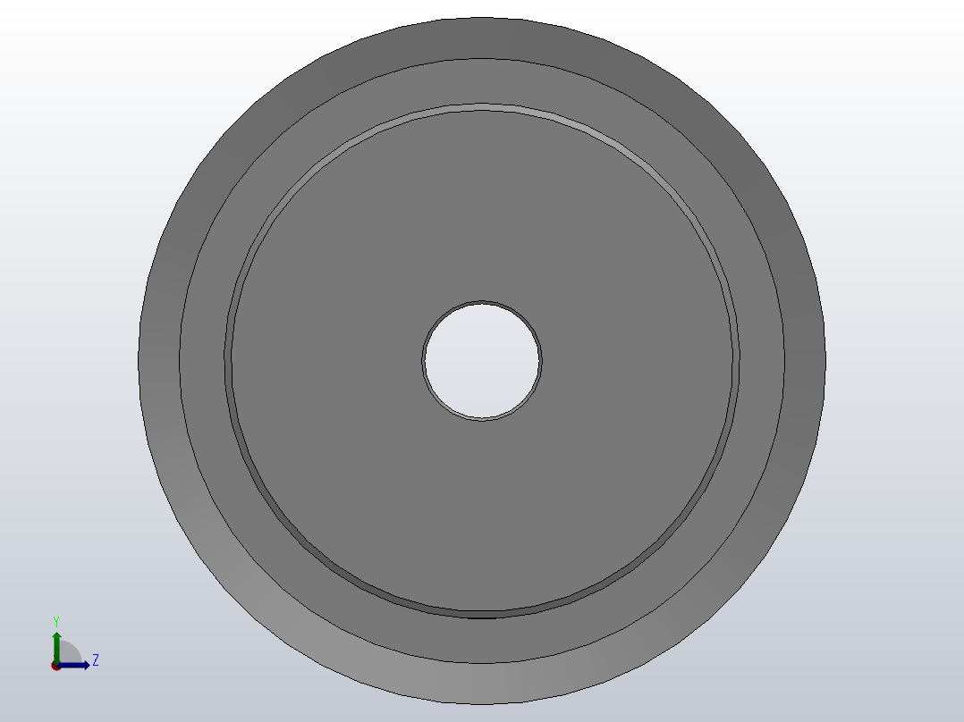 大凸缘型小凸缘型半圆弧形齿同步带轮H3M型_SH3MDC-34-6-dc6-A左视图