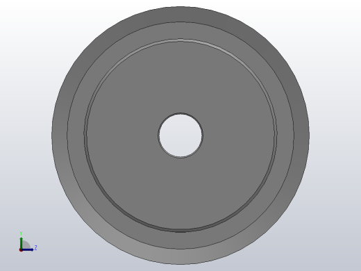 大凸缘型小凸缘型半圆弧形齿同步带轮H3M型_SH3MDC-34-6-dc6-A左视缩略图