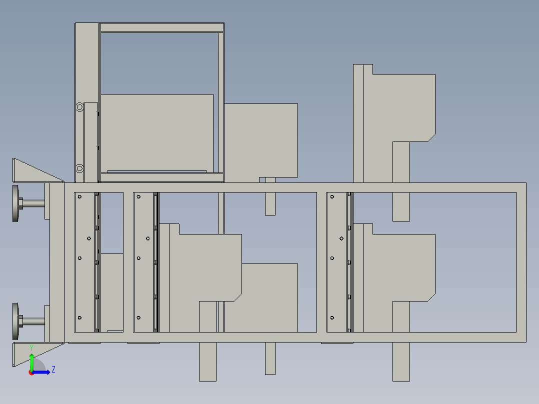 03-00-03测试货架C左视图