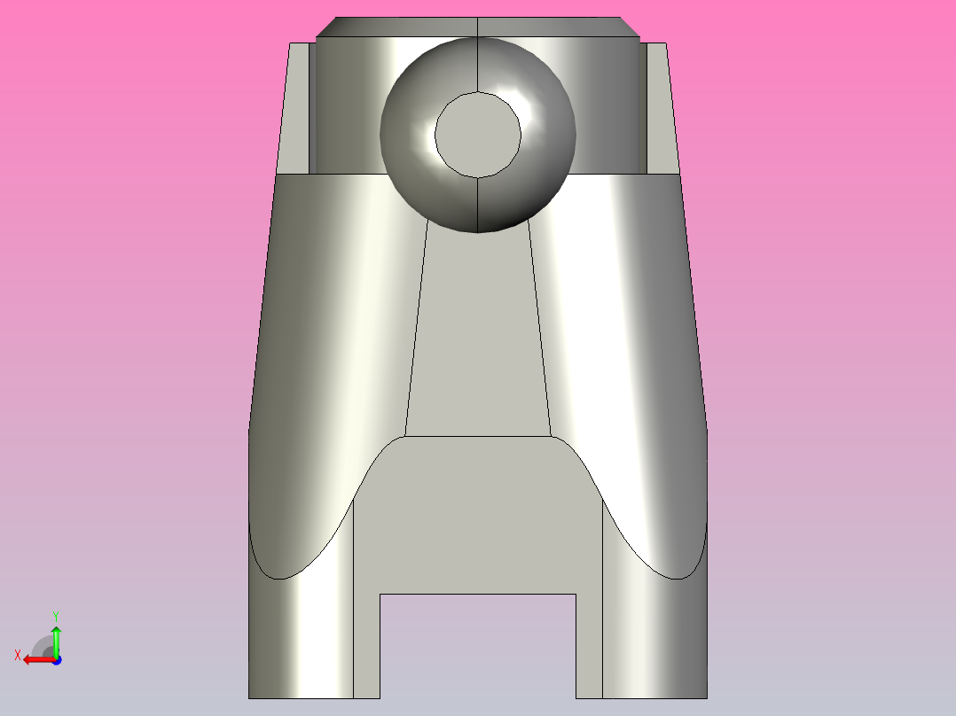 DQX-13金属蝶阀手柄[DQX-13-DN65]后视图
