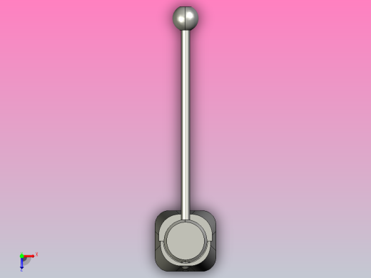 DQX-13金属蝶阀手柄[DQX-13-DN65]俯视缩略图