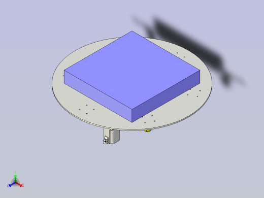 一款薄型转台3D图纸
