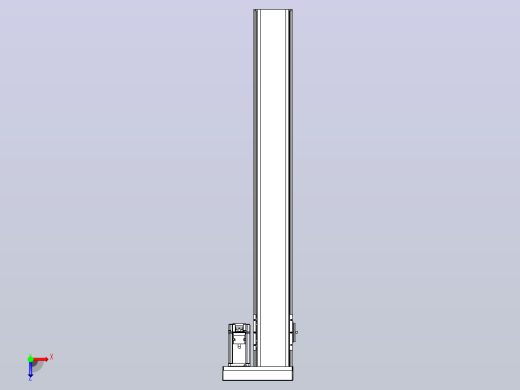 日规模组半封闭丝杆TPA-HNR-110D-1610C-L800-ML-Y-P40-N3俯视缩略图