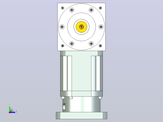 PW170双轴 PLX142-L2 35-114.3-200-M12换向器左视缩略图