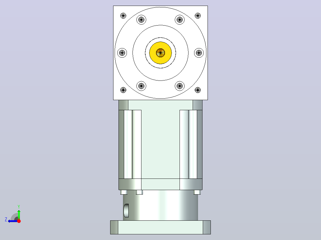 PW170双轴 PLX142-L2 35-114.3-200-M12换向器右视图