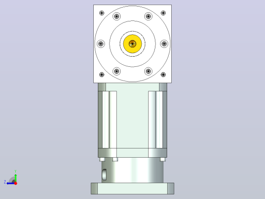 PW170双轴 PLX142-L2 35-114.3-200-M12换向器右视缩略图