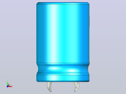 20x30蓝白底片电解电容器前视缩略图