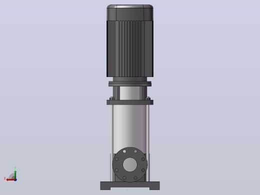 南方泵CDM42-20-7.5KW-（DN80）后视缩略图