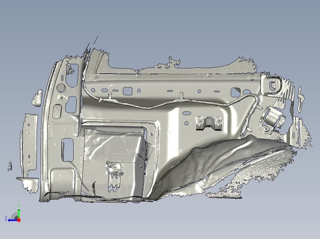 GMT800 Tahoe 低音炮区右视图