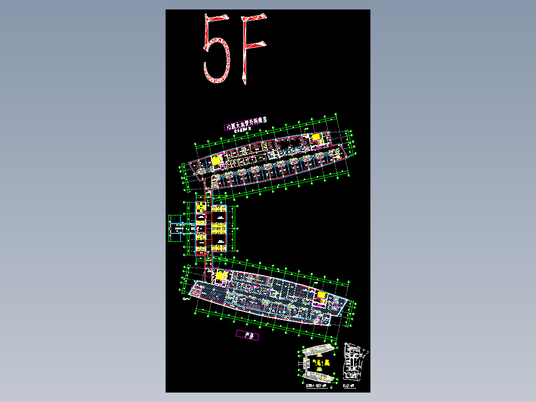 AS-2 住院楼平面图5F
