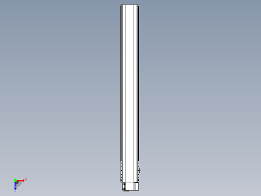 皮带直线轴半封闭可选导轨TPA-HNB-202D-140-L1600-RP-Y-P75-N3俯视缩略图