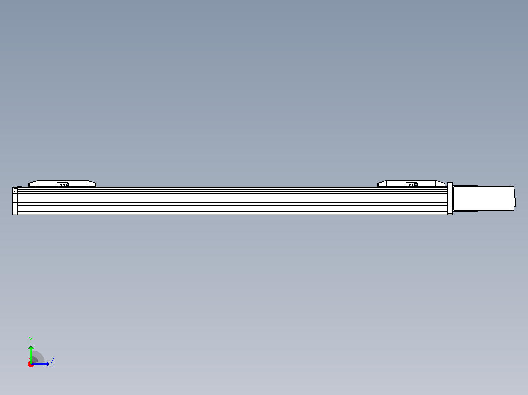 皮带直线轴双滑块型TPA-GCBS-50-P42-L225-QL-M10-N3左视图