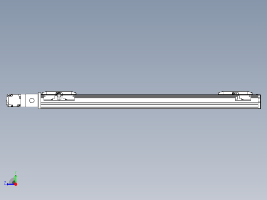 皮带直线轴双滑块型TPA-GCBS-50-P42-L225-QL-M10-N3右视缩略图