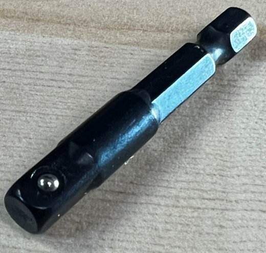 1-4英寸六角动力柄至1-4英寸方形驱动适配器缩略图