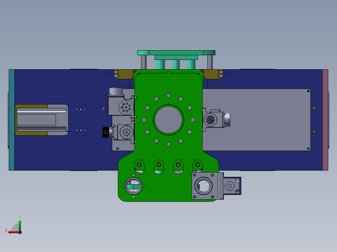 电池模组机械抓手机构sw17后视图