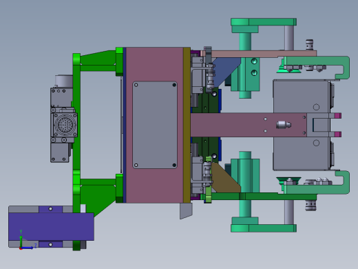 电池模组机械抓手机构sw17左视缩略图