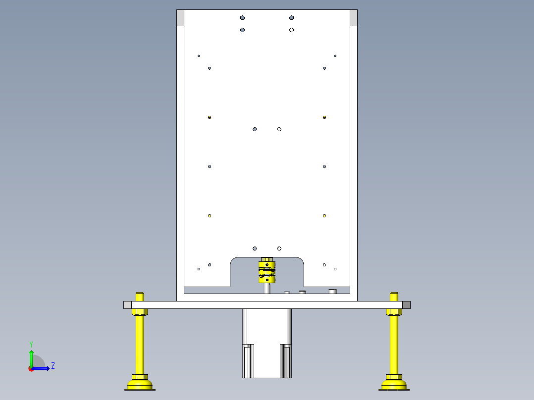 荷重和变位测定左视图