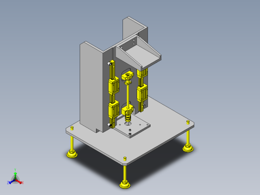 荷重和变位测定正等轴测缩略图