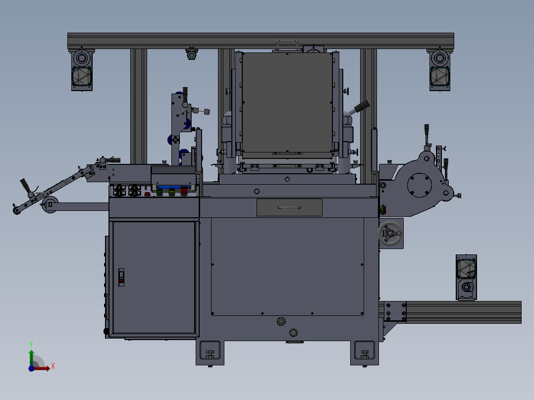 WA450B模切机(单座)前视图