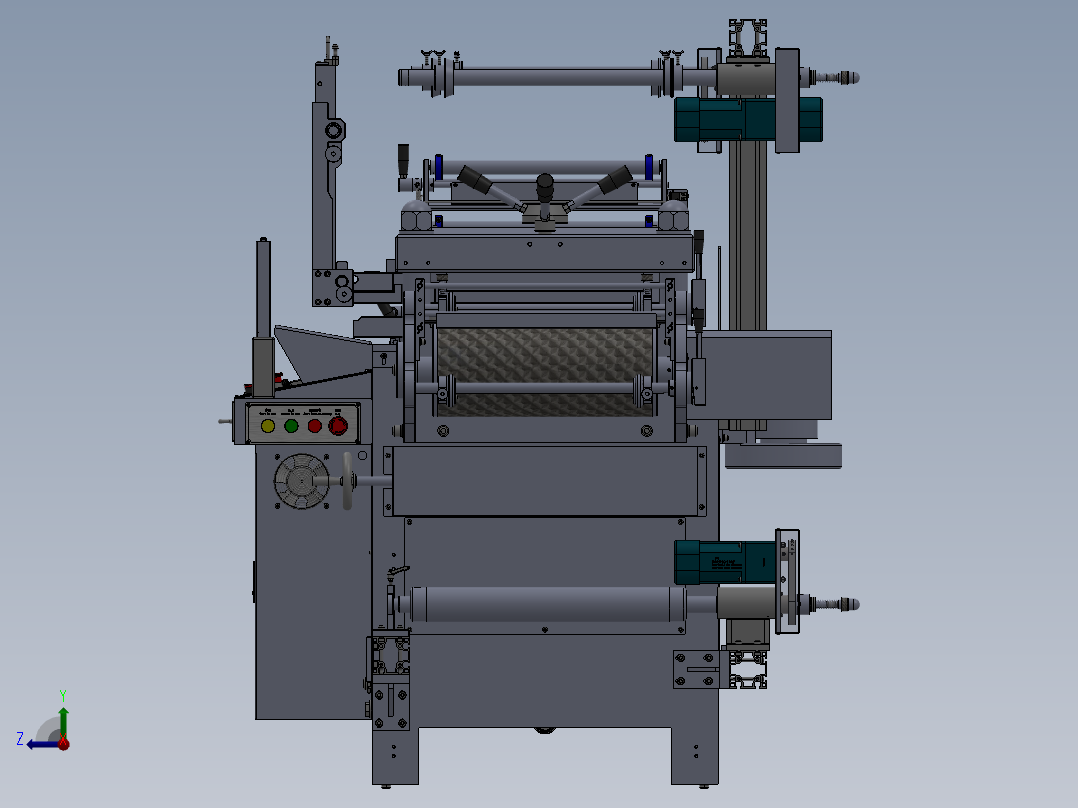 WA450B模切机(单座)右视图