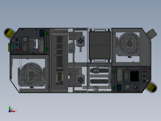 AGV小车AG舵轮搬运车AGV机器人AGV模型3D模型机械设计前视缩略图