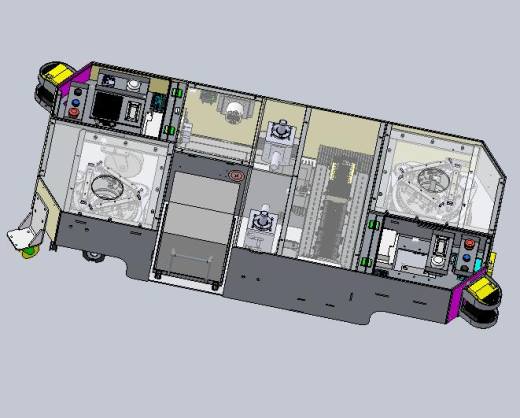 AGV小车AG舵轮搬运车AGV机器人AGV模型3D模型机械设计缩略图