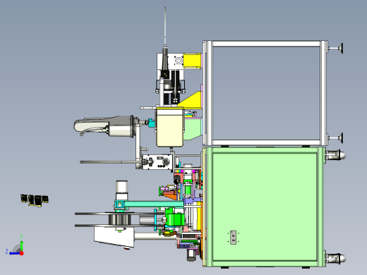A8_屏蔽罩切割折弯机(已生产机器)SW201右视缩略图