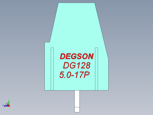 DEGSON DG128 系列 5.07.5mm 接线端子-DG128-5.0-17P-14-00AH右视缩略图