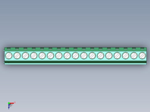 DEGSON DG128 系列 5.07.5mm 接线端子-DG128-5.0-17P-14-00AH俯视缩略图