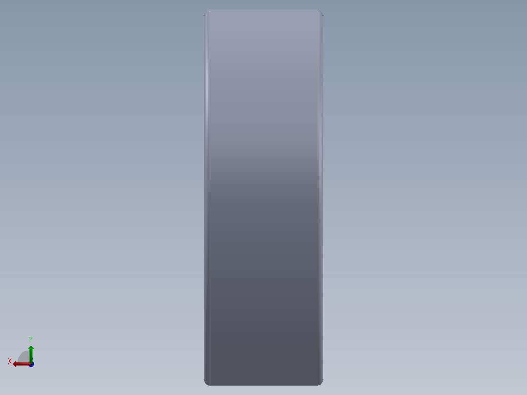 滚珠轴承-FAG BALL BEARING 607 7x19x6.SLDPRT后视图