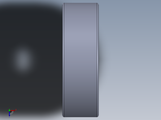 滚珠轴承-FAG BALL BEARING 607 7x19x6.SLDPRT俯视缩略图