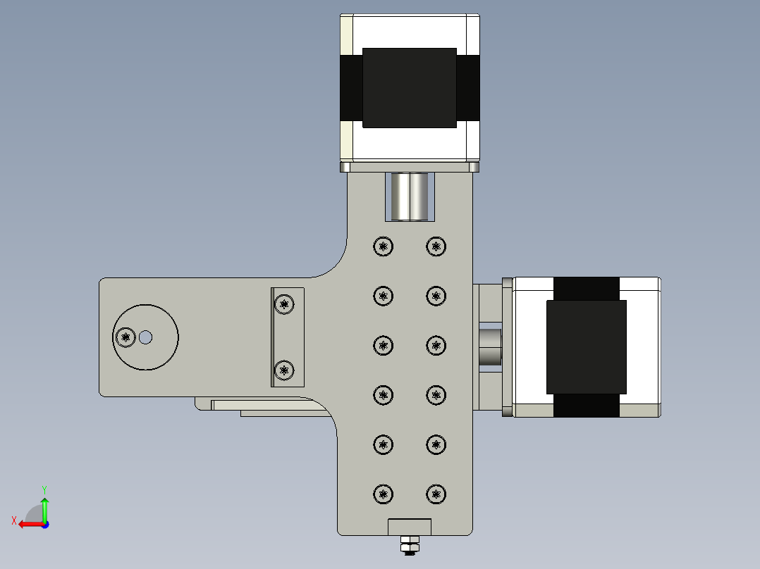 车床模型图后视图