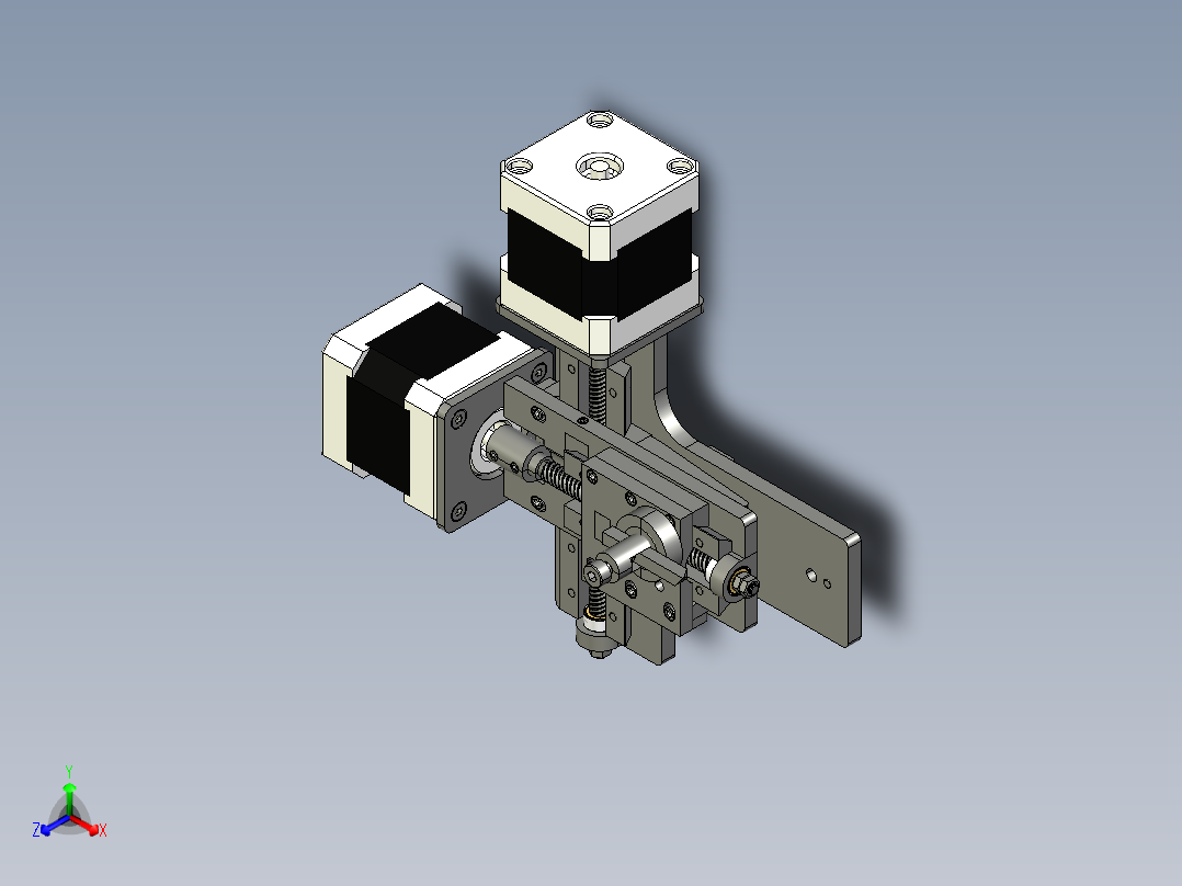 车床模型图正等轴测图