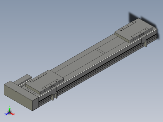 直线模组LHC14-S650-R设计图纸