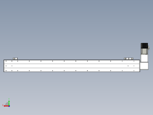 同步带滑台-半封闭B10-L90-S950-R-P40-D3后视缩略图