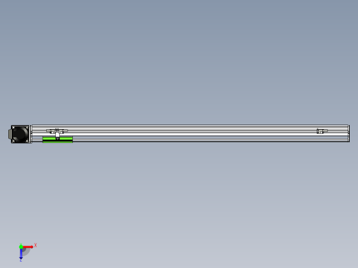 同步带滑台-半封闭B10-L90-S950-R-P40-D3俯视缩略图