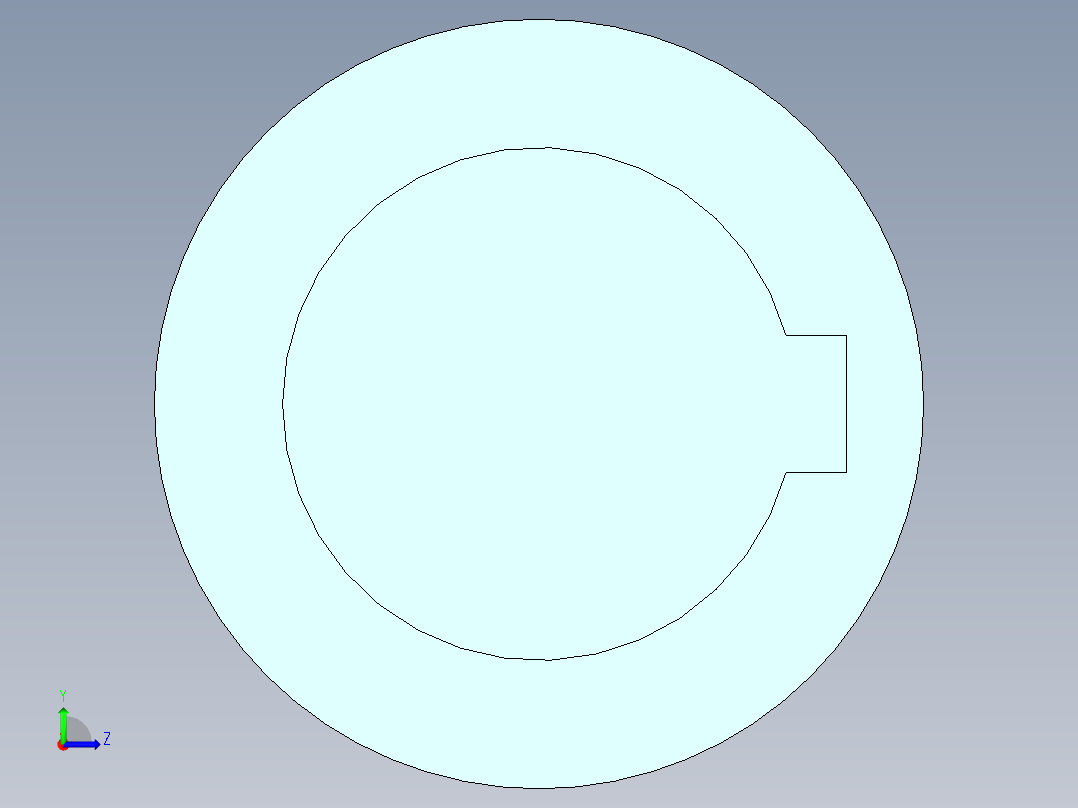 ANSYS分析练习教程左视图