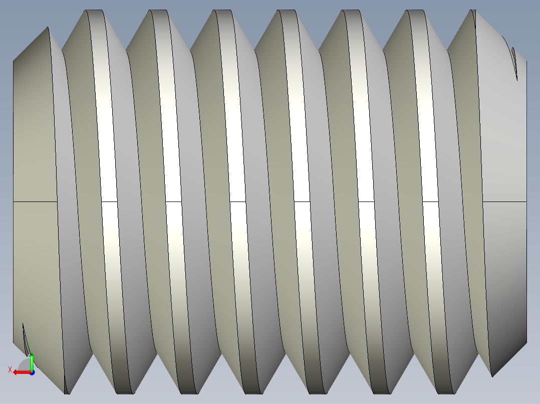 DIN 913-ISO 4026 固定螺钉-M3 L=4.STEP后视图