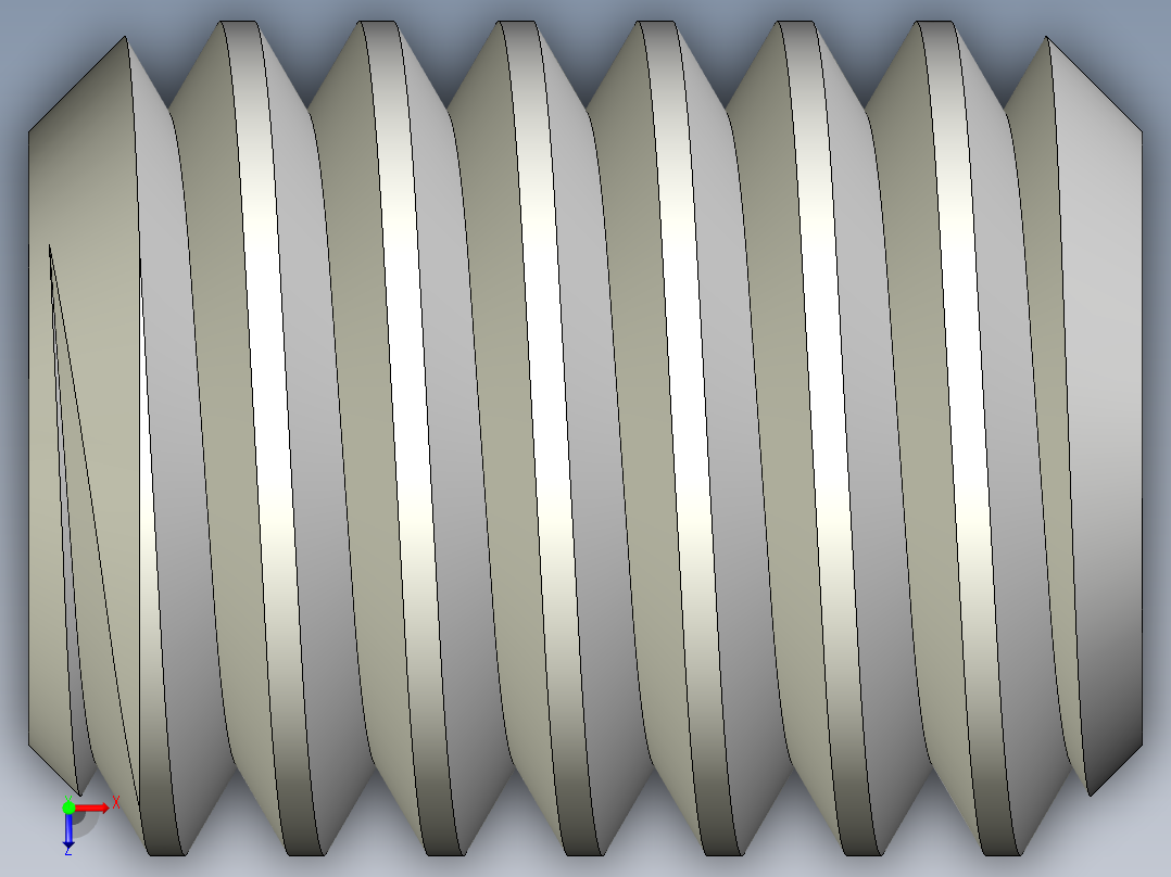 DIN 913-ISO 4026 固定螺钉-M3 L=4.STEP俯视图