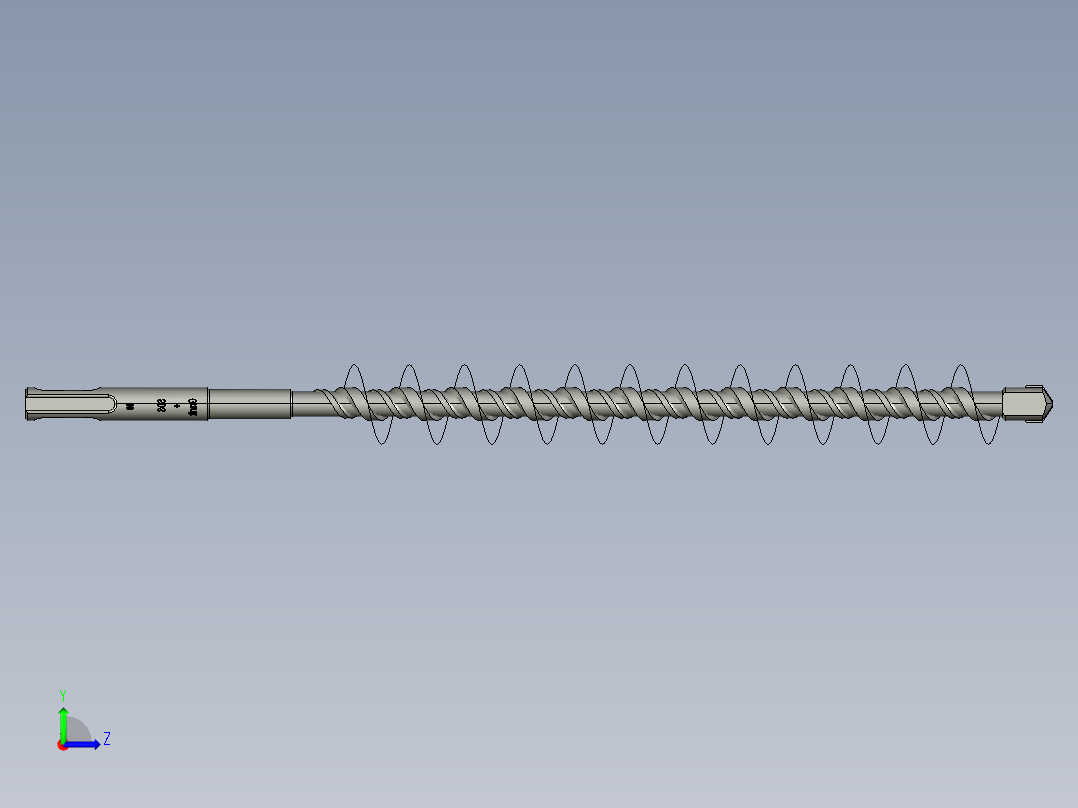 电钻 钻头1 (85)左视图